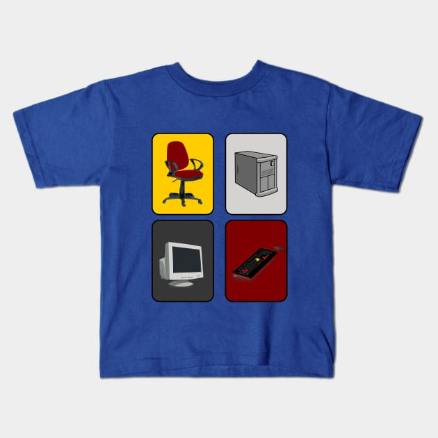 Computer-Gamer Kids T-Shirt by MissMorty2